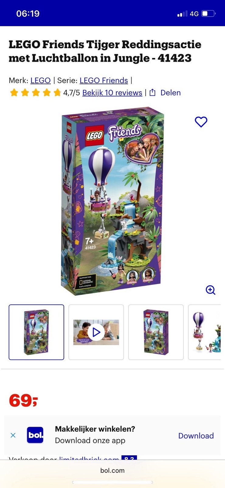 Lego friends, Ophalen of Verzenden, Zo goed als nieuw