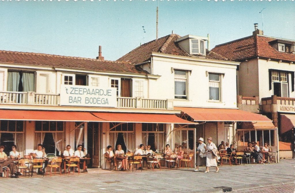 Noordwijk aan Zee - 't Zeepaardje bar bodega, Verzenden, 1960 tot 1980, Ongelopen, Zuid-Holland