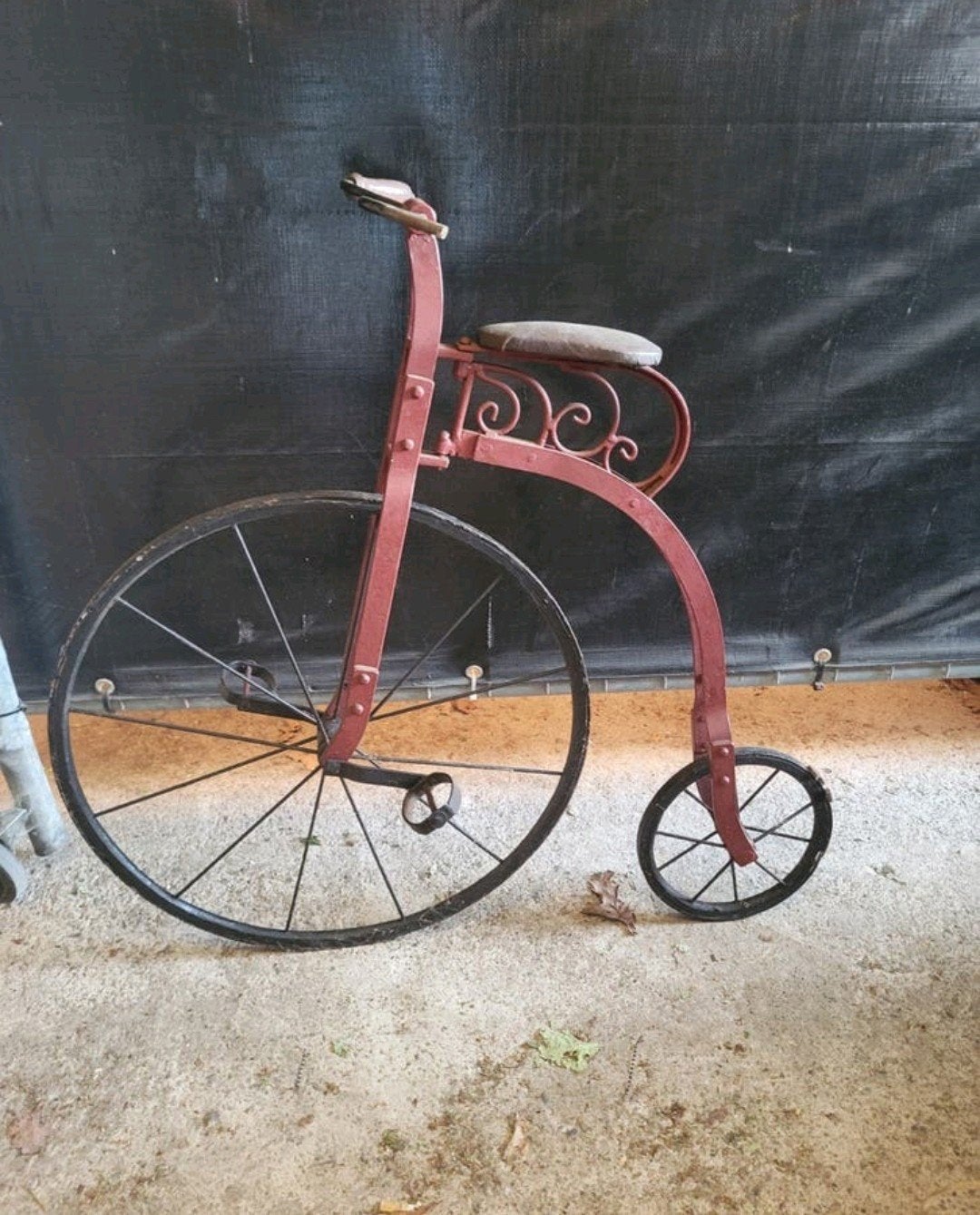 Antieke Bi-fiets Kindermodel - Decoratieve Blikvanger, Ophalen