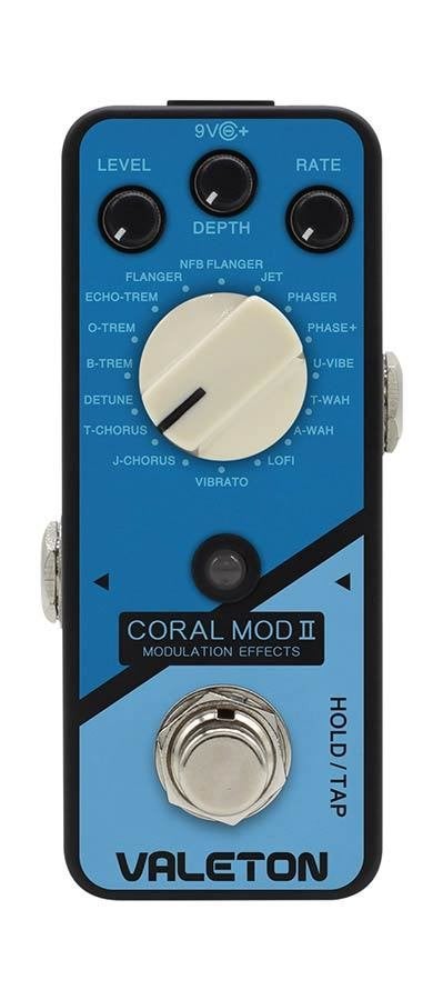 Valeton Coral Mod II mini effectpedaal met 16 modulatie, Volume, ., Nieuw, Ophalen of Verzenden