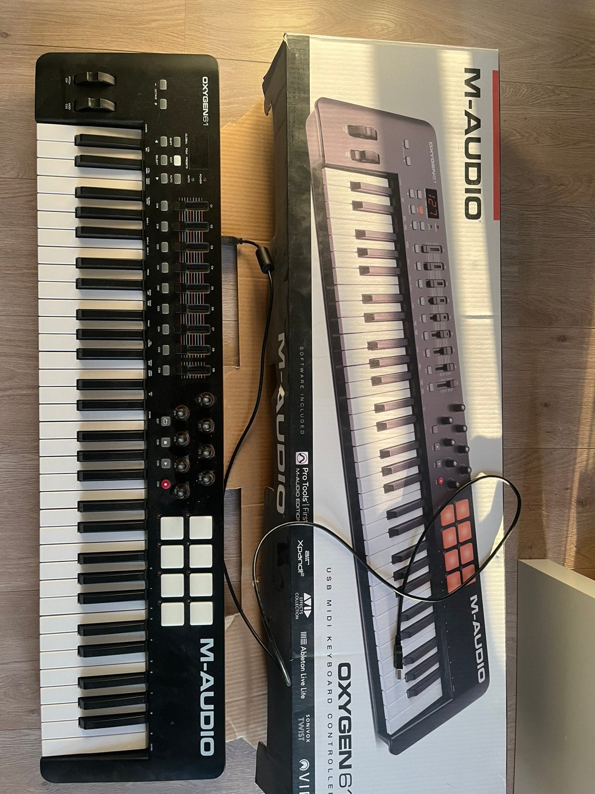 M Audio Oxygen 61 - MIDI Keyboard - Met Originele Doos