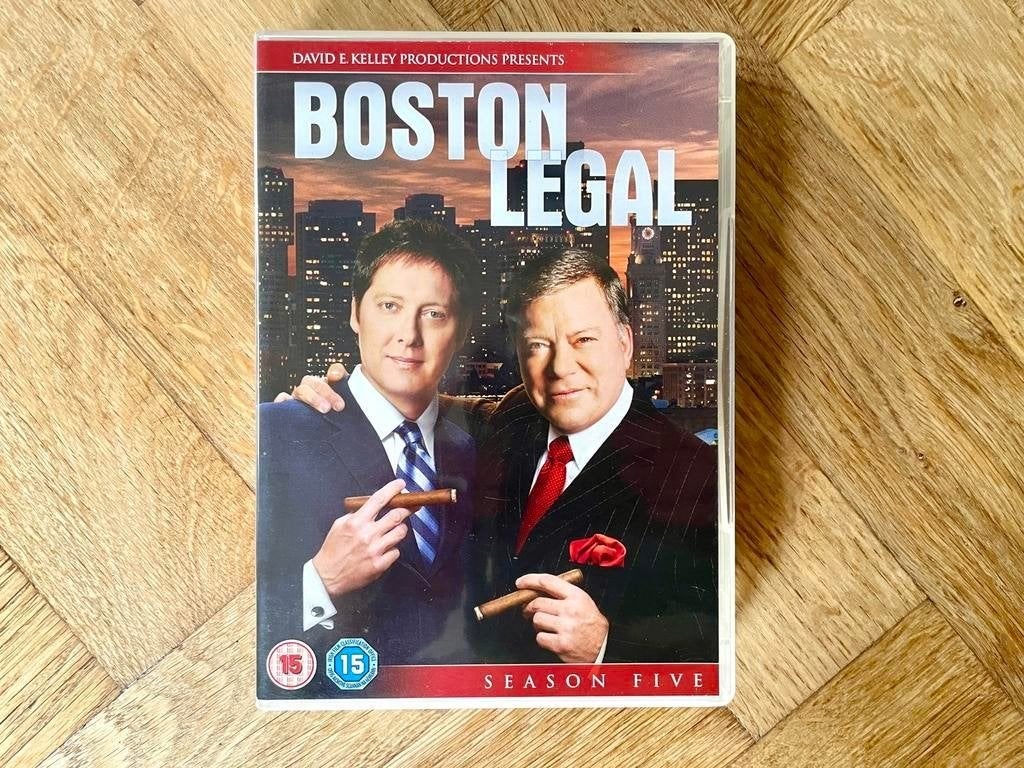 Boston Legal - Seizoen 5 op DVD (nette staat, met ENG), Cd's en Dvd's, Dvd's | Tv en Series, Engels, Drama, Engels, Ophalen of Verzenden