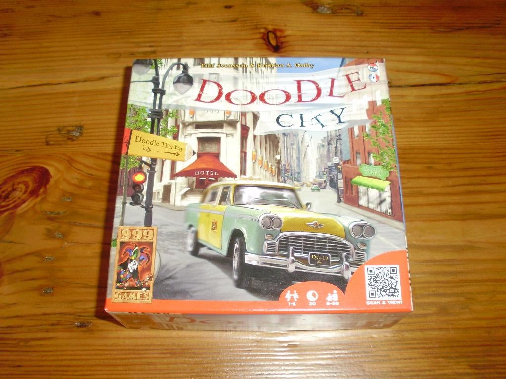 Doodle City spel / dobbelspel, Ophalen of Verzenden, Gebruikt