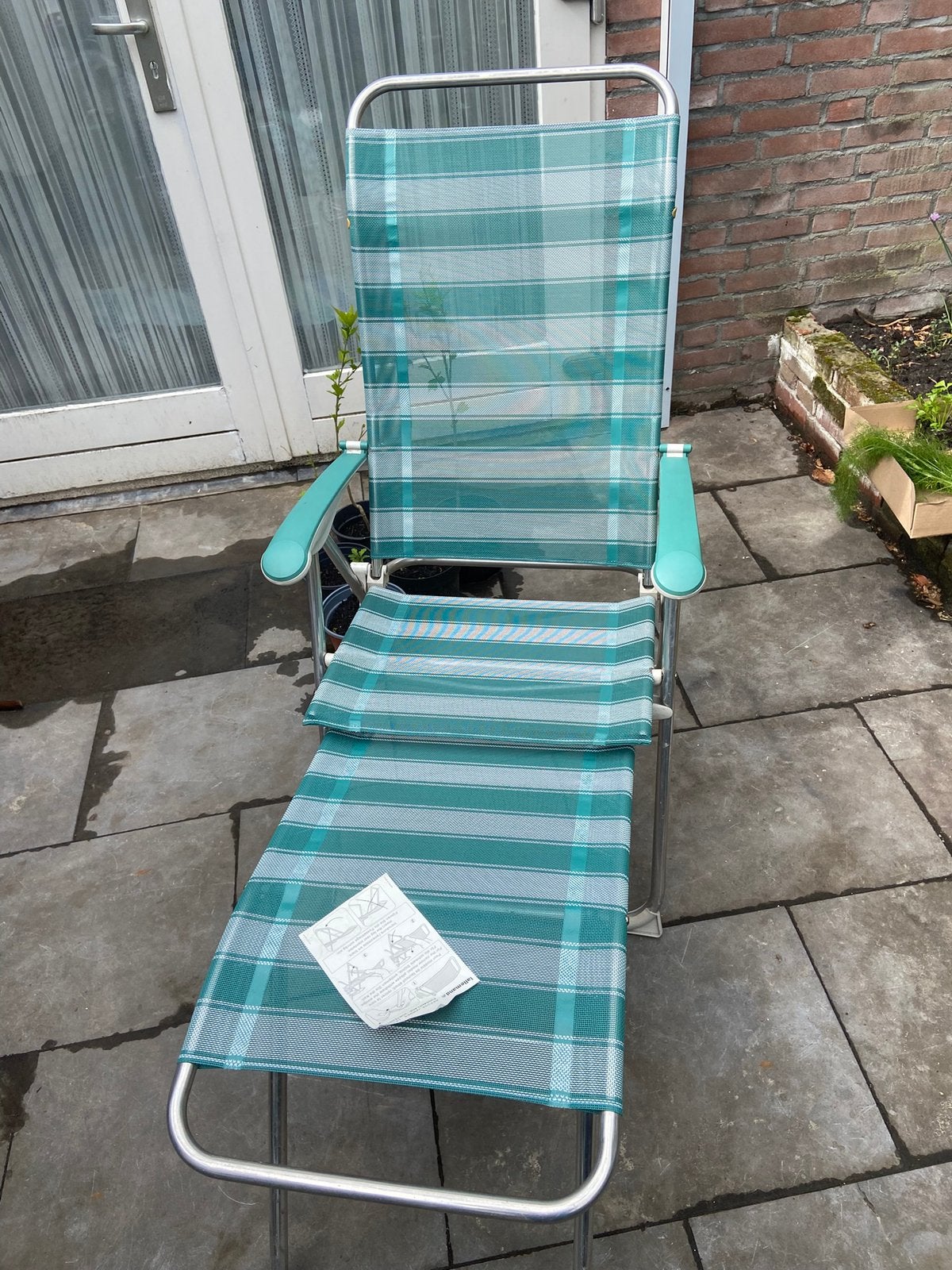 2 nieuwe vijfstandenstoelen met voetensteun van LALLEMAND, Ophalen, Nieuw, Campingstoel