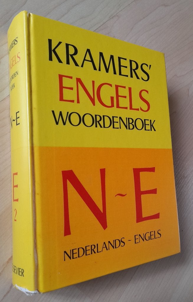 KRAMERS ENGELS WOORDENBOEK deel 2 NEDERLANDS - ENGELS, Boeken, Ophalen of Verzenden, Zo goed als nieuw, Van Dale, Nederlands