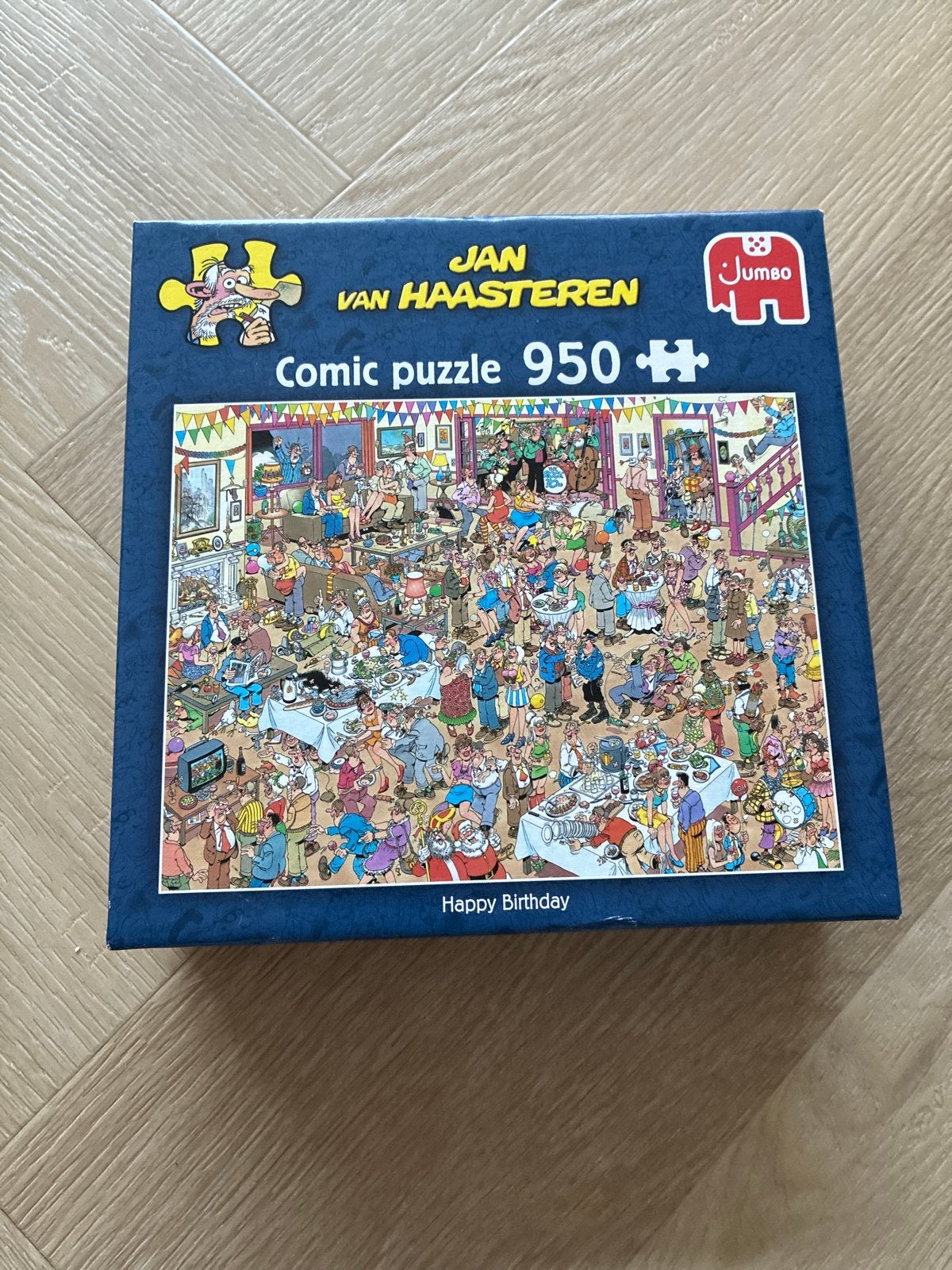 Jan van Haasteren Comic Puzzel - Happy Birthday 950 stukjes, Ophalen of Verzenden, 500 t/m 1500 stukjes, Zo goed als nieuw, Legpuzzel