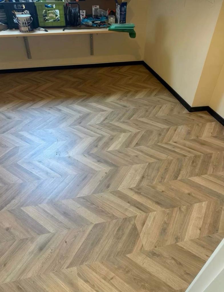 Laminaat legger pvc, visgraat vanaf 5 euro, Ophalen of Verzenden, Zo goed als nieuw, 75 m² of meer, Laminaat