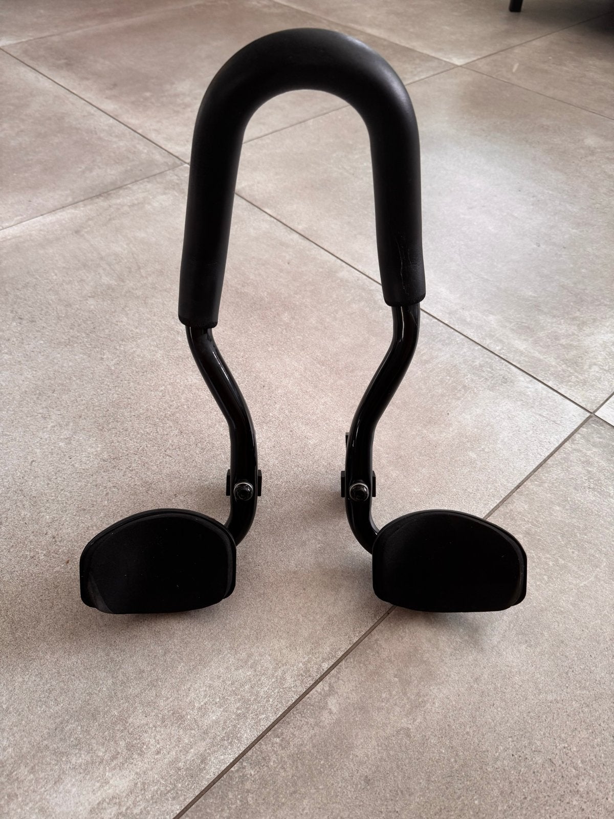 Zwart opzetstuur/ligstuur voor de sportievere fietser, Ophalen, Gebruikt, Stuur, Aluminium
