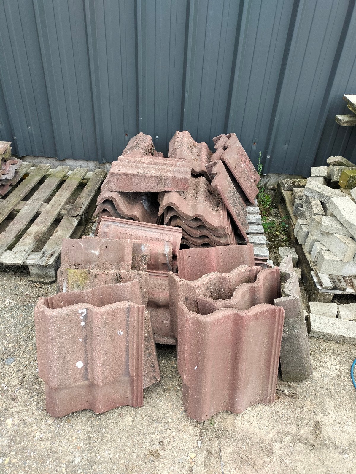 RBB sneldek dakpan hoekpan nokpan, Ophalen, Gebruikt, Steen of Klei, 15 m² of meer