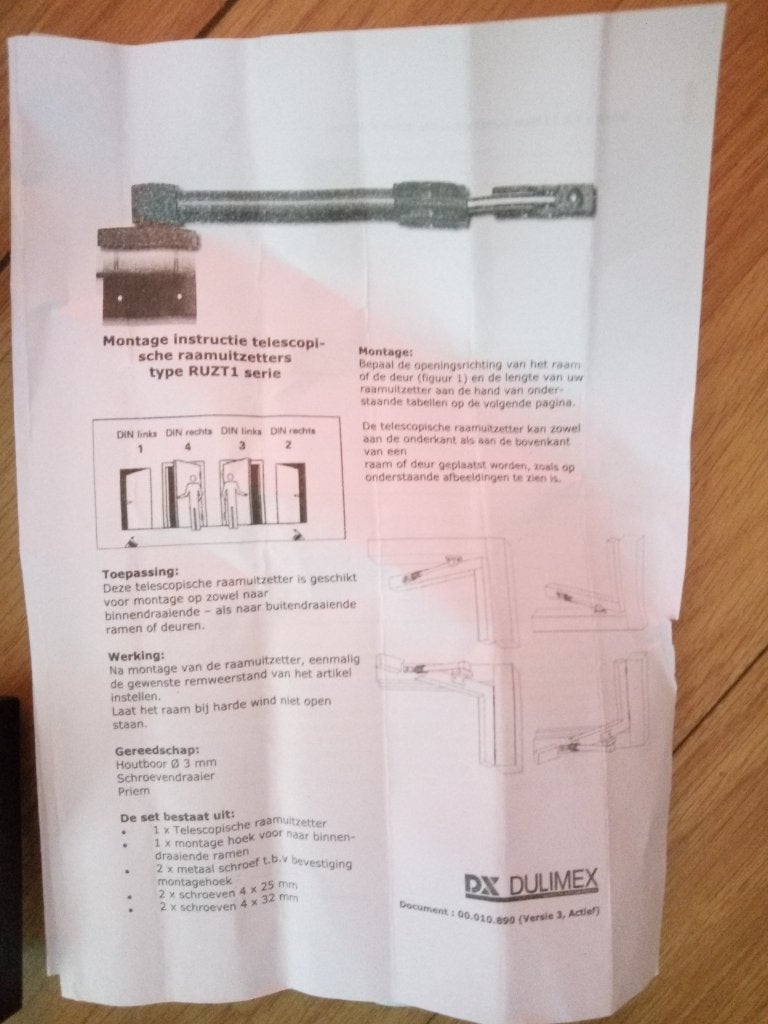 Telescopische Raamuitters, Huis en Inrichting, Ophalen of Verzenden, Nieuw