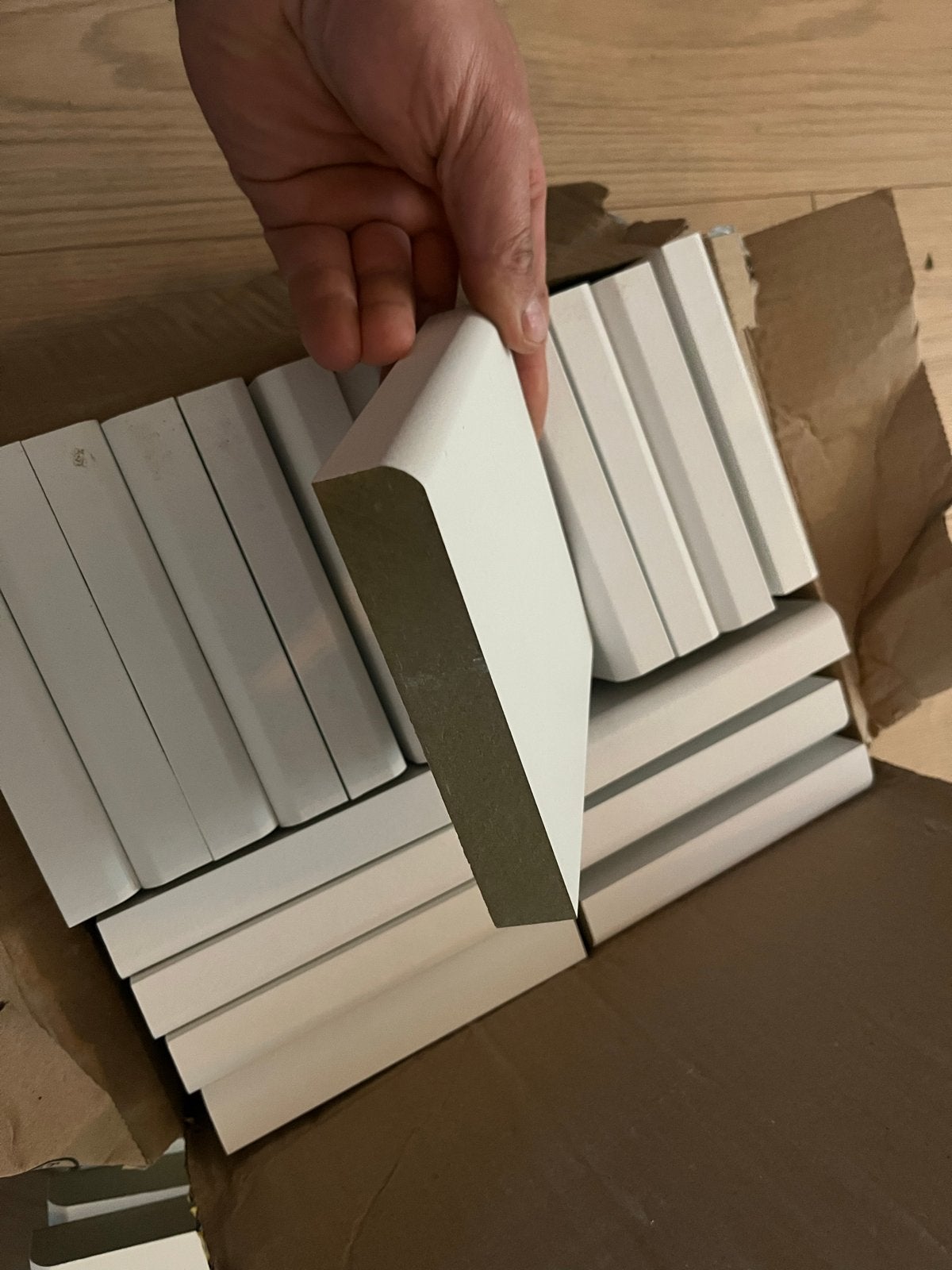 19x MDF Neut 130x140x22mm, 100 tot 150 cm, Nieuw, Ophalen of Verzenden, Mdf