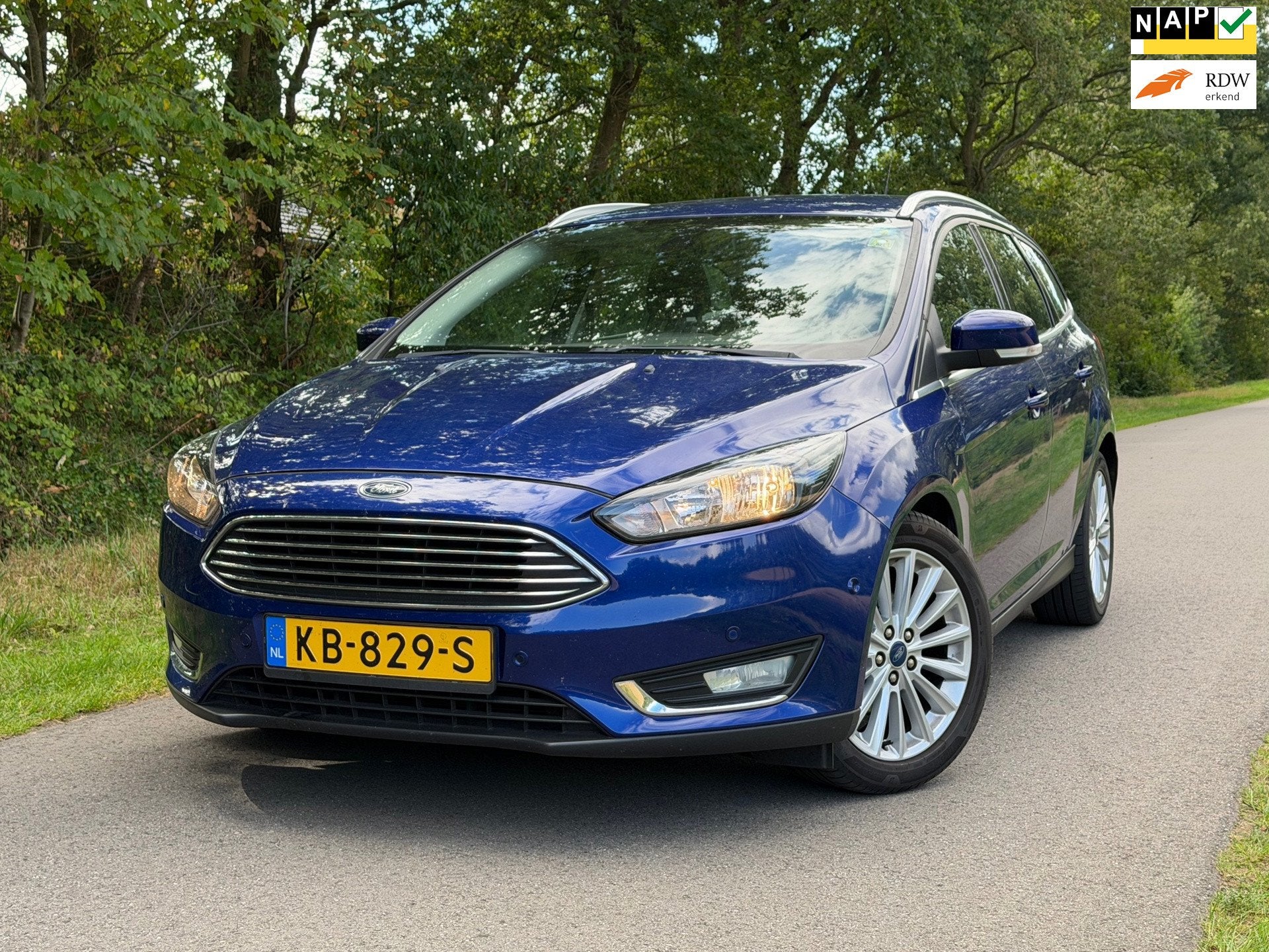 Ford Focus Wagon 1.0 Titanium | Cruise + Navi, 125 pk, Gebruikt, Euro 6, Start-stop-systeem