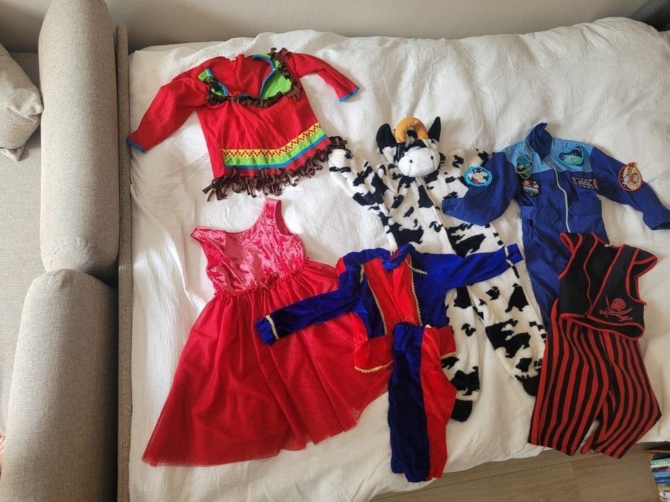 Verkleedkleren: Astronaut, Piraat, Koe, Prinses, Indiaan, Ophalen of Verzenden