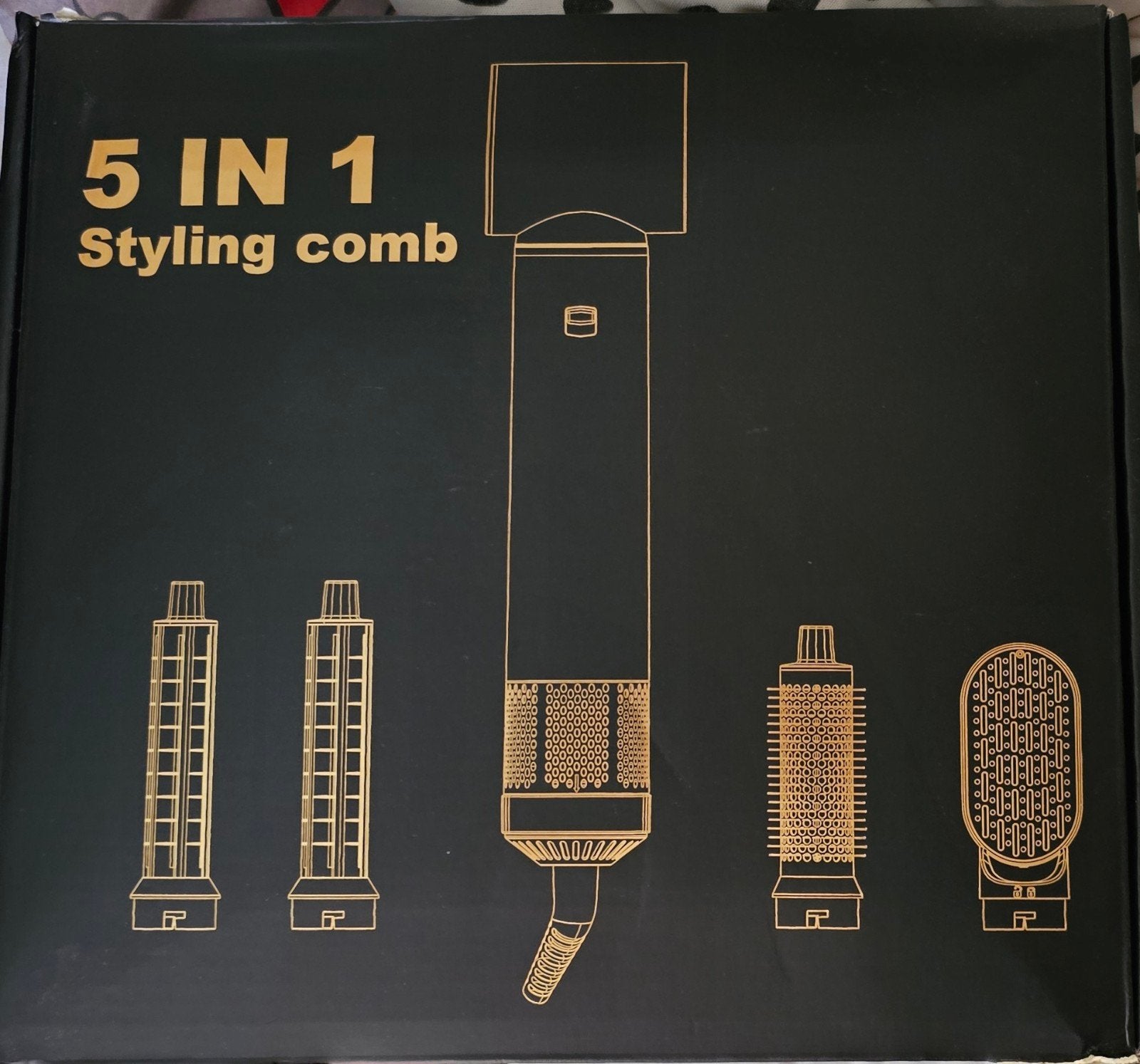 5-in-1 Haarstyler: Föhn, Krultang, Borstel & meer, Sieraden, Tassen en Uiterlijk, Uiterlijk | Haarverzorging, Ophalen of Verzenden