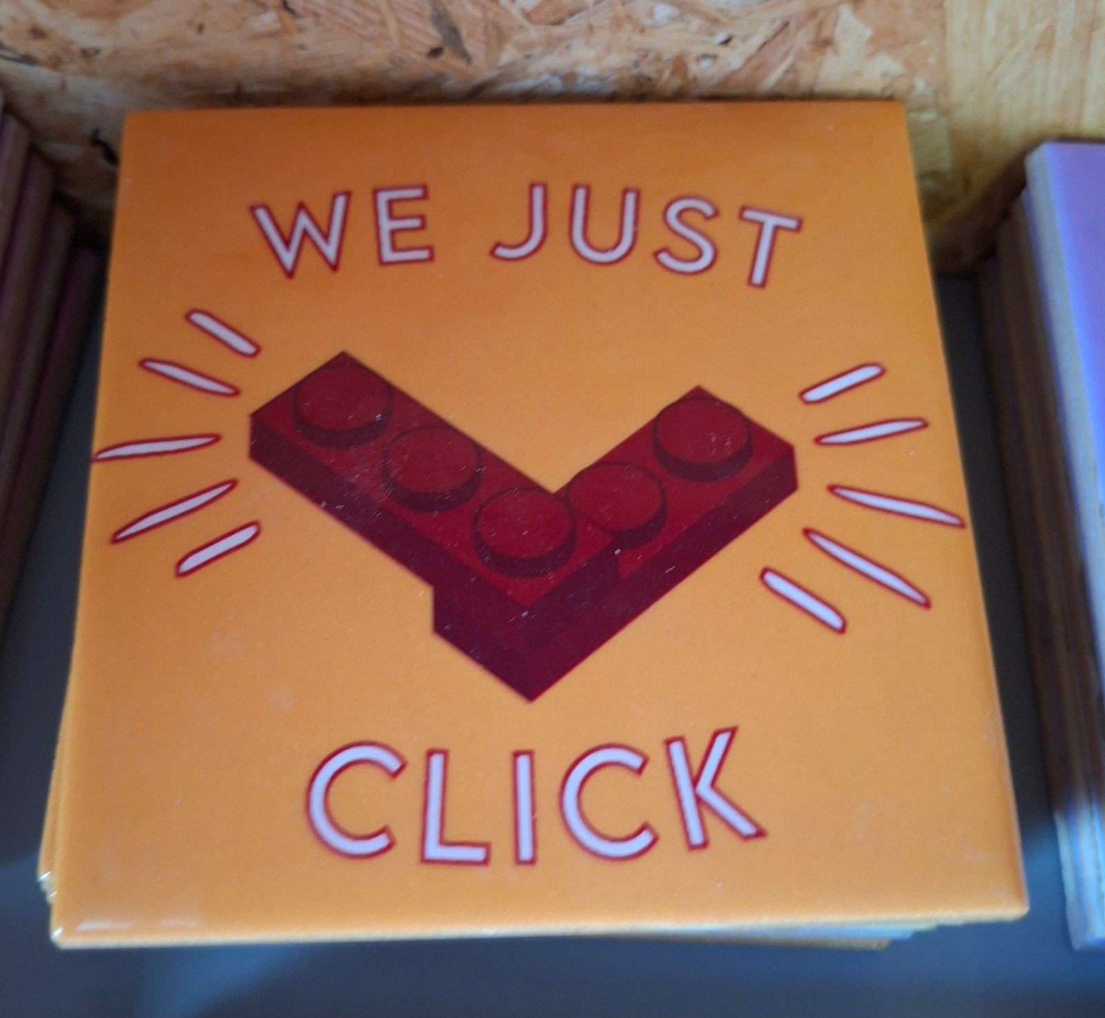 Leuk tegeltje met tekst, Ophalen of Verzenden, Nieuw
