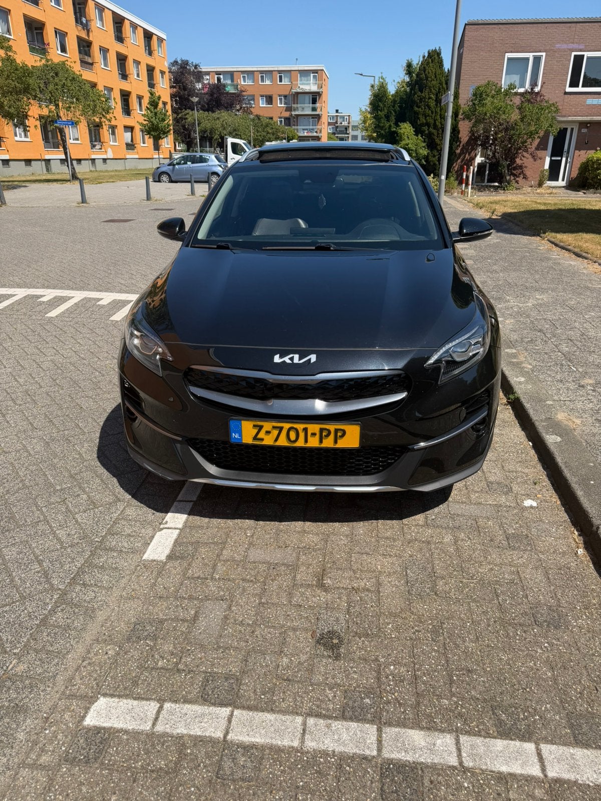 Kia XCeed 1.6 GDi Phev 141pk Dct6 2021 Zwart, Auto's, Kia, XCeed, Zwart, 160 pk, Leder en Stof