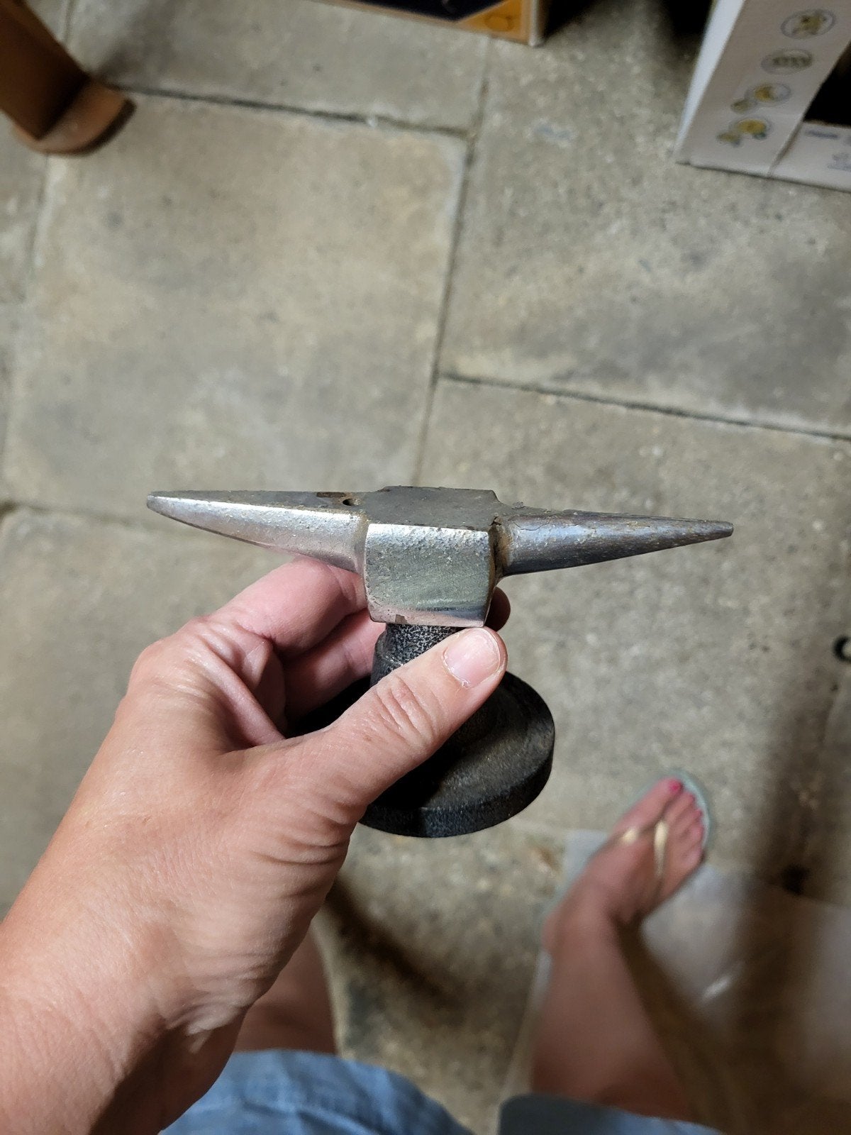 Mini aambeeld voor precisiewerk en hobby, Ophalen of Verzenden, Gebruikt, Overige typen