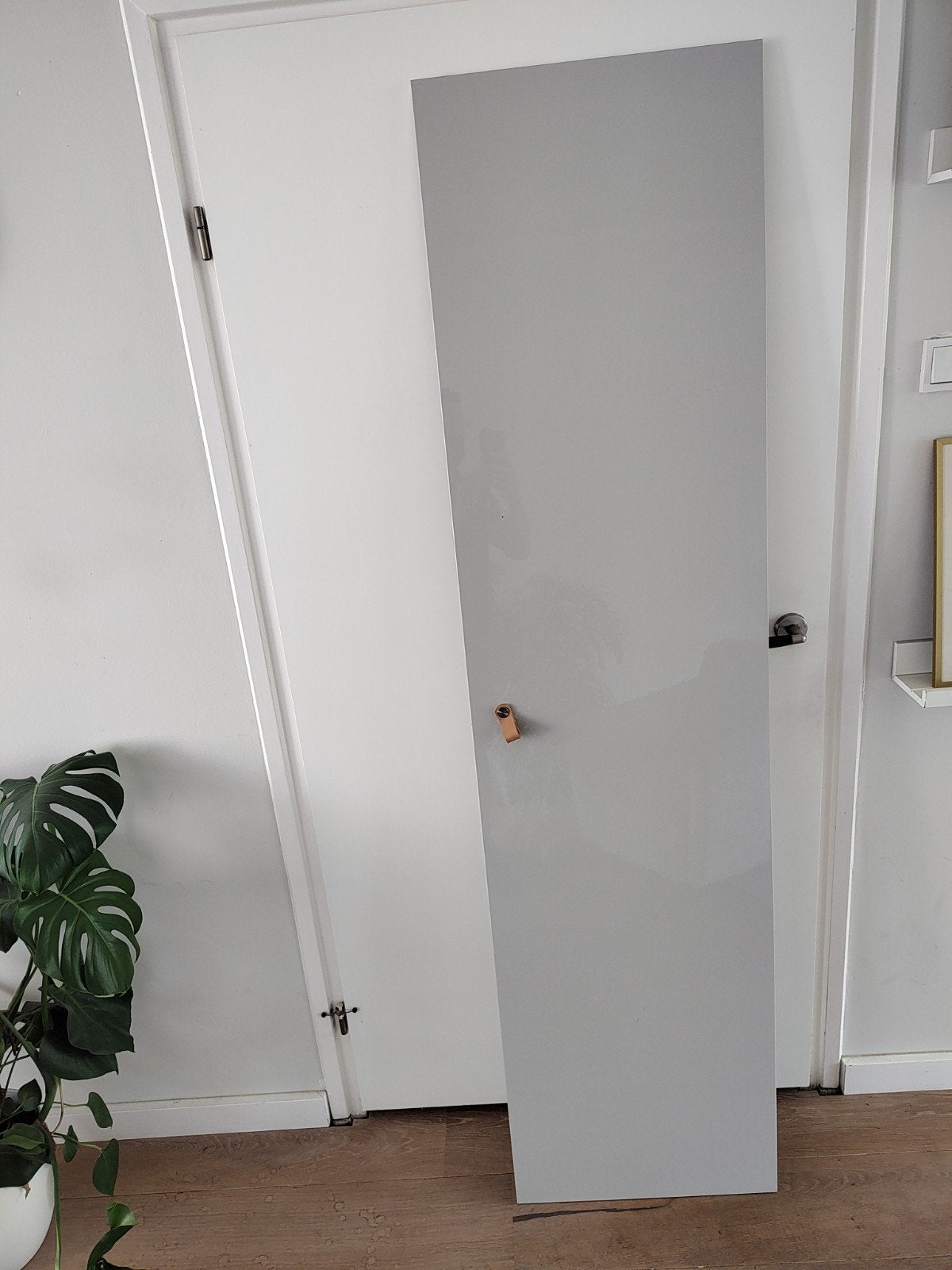 Grijze deurpaneel ikea pax kast, Ophalen, Kunststof, Gebruikt, 200 cm of meer