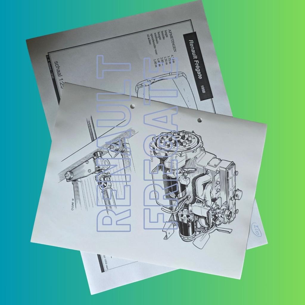 Renault Fragate - Technische documentatie, Verzenden