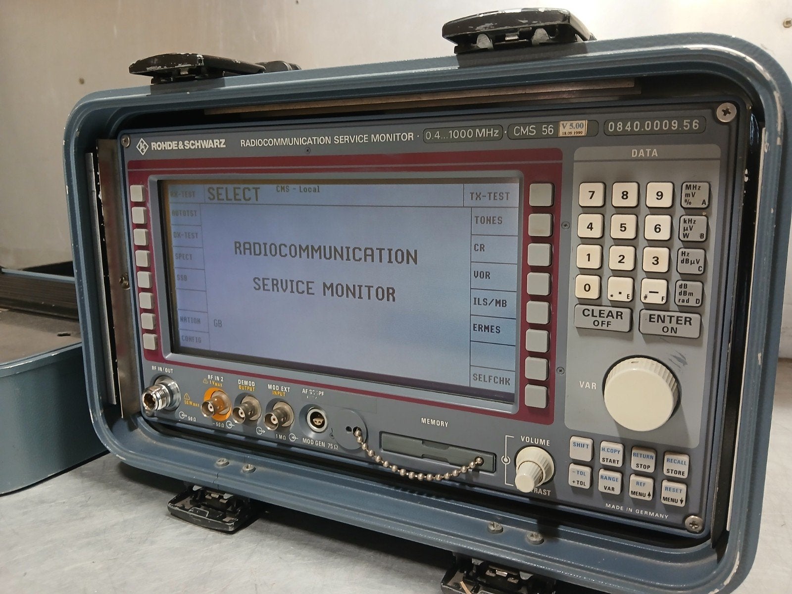 Rohde & Schwarz CMS 56 Radiocommunication Service Monitor
Co, Ophalen of Verzenden