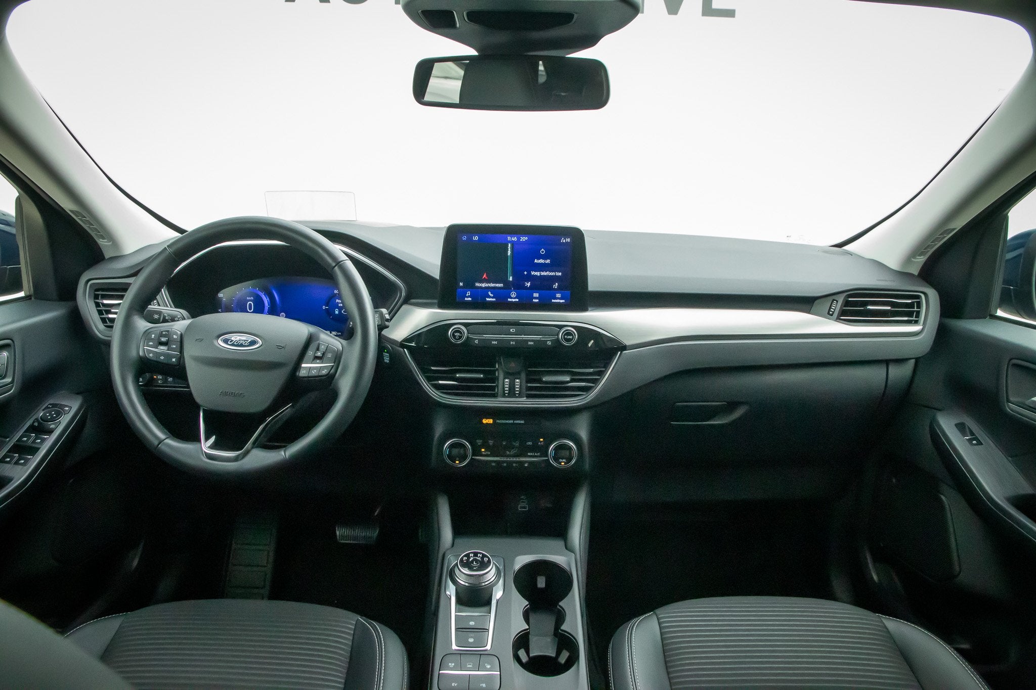 Ford Kuga 2.5 PHEV Titanium head up display | Camera | Pdc |, Gebruikt, Euro 6, 4 cilinders, Blauw