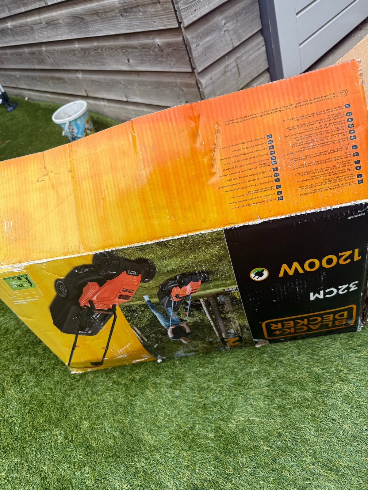 Black+Decker grasmaaier NIEUW IN DOOS, Tuin en Terras, Grasmaaiers, Ophalen, Cirkelmaaier, Elektrische grasmaaier, Nieuw