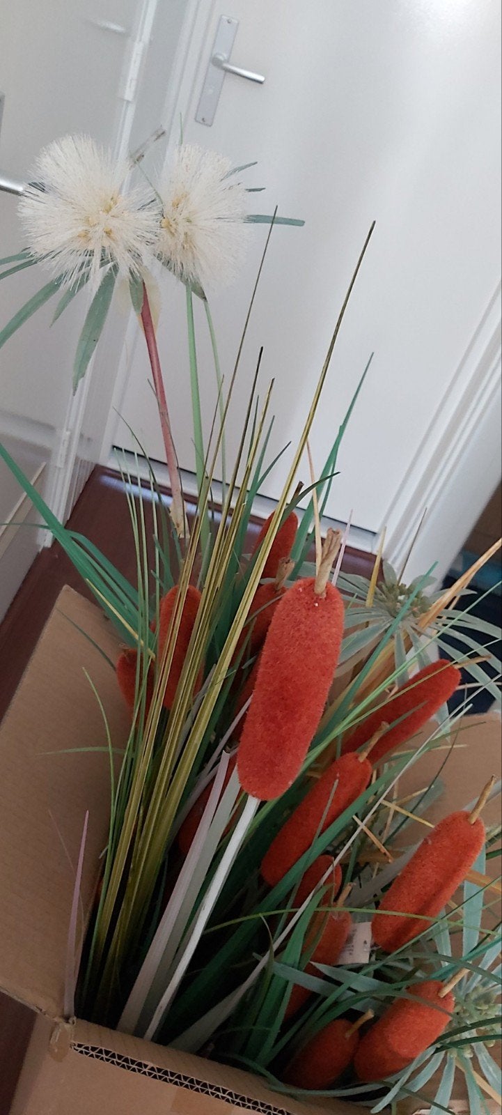 Pampas nieuw kunstplant siergrassen, Ophalen, Bruin, Handgemaakt, Kunstplant