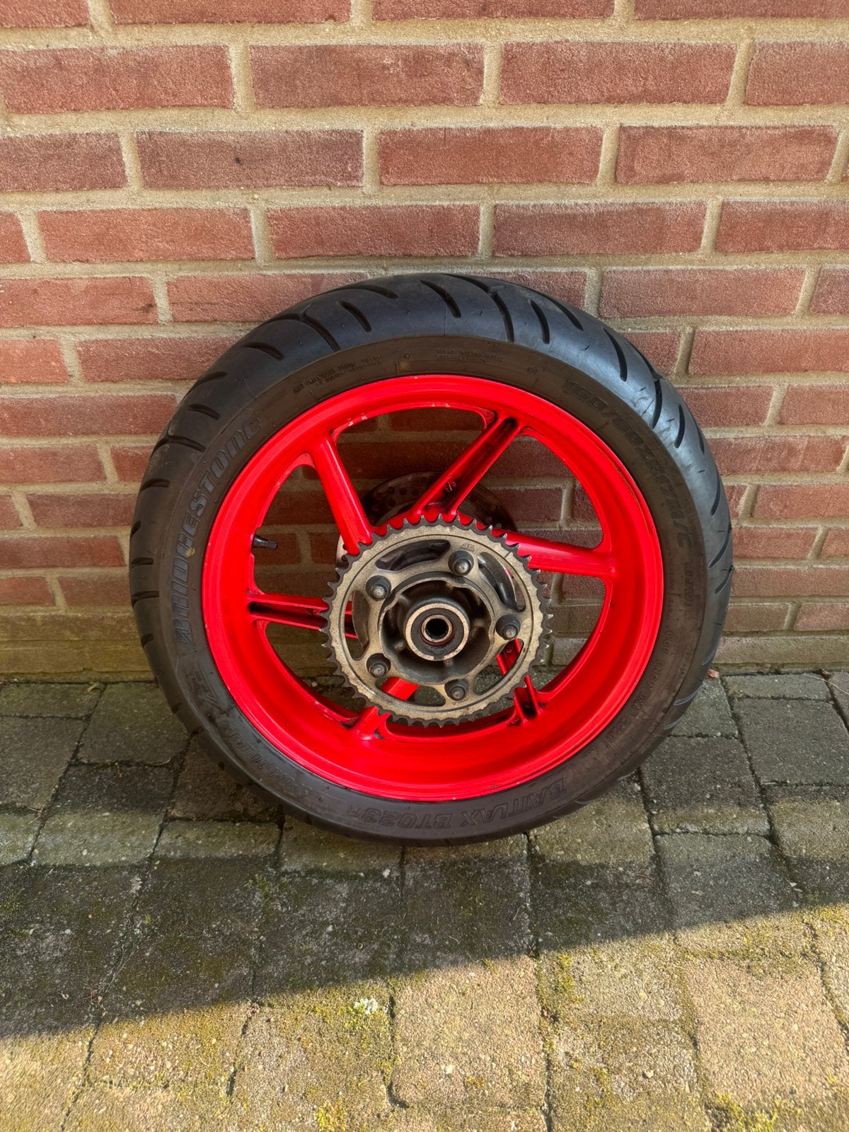 Honda CBR 600 F2 1991-1994 (pc25) achterwiel, Ophalen of Verzenden, Gebruikt