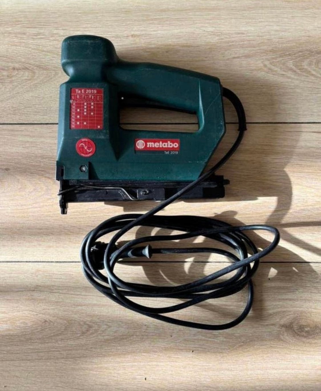 Elektrische tacker Metabo TaE 2019,, Ophalen of Verzenden, Zo goed als nieuw