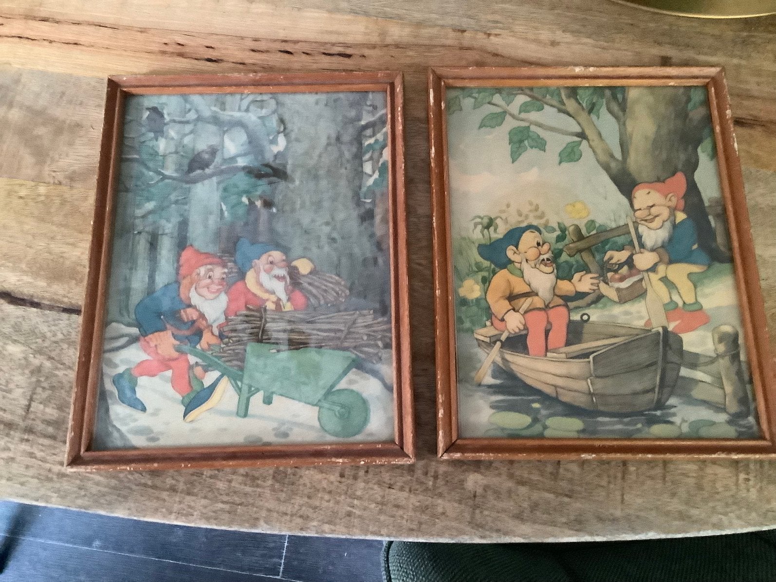 Nostalgische kinder schilderijtjes, Ophalen of Verzenden