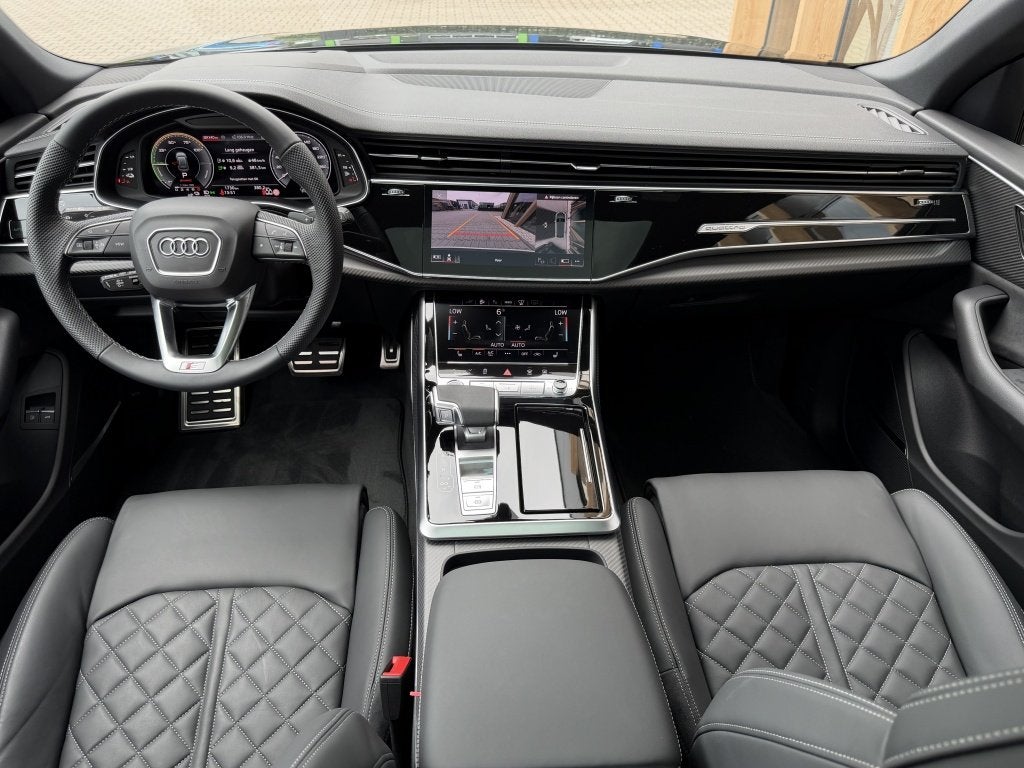 Audi Q8 60 TFSI e Quattro Competition | Head-up | B&O | Trek, Auto's, Dealer onderhouden, Gebruikt, Euro 6, 2995 cc