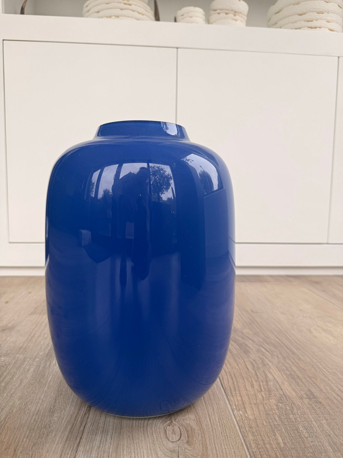 Vase the World Vaas Artic Small Lichtblauw 29cm, Ophalen of Verzenden, Zo goed als nieuw, Blauw