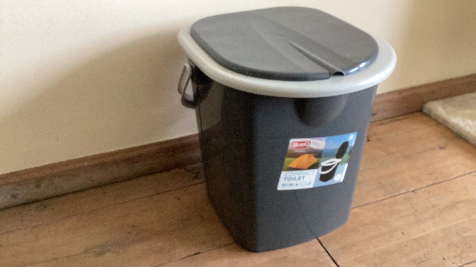Kamping wc emmer, Ophalen, Zo goed als nieuw