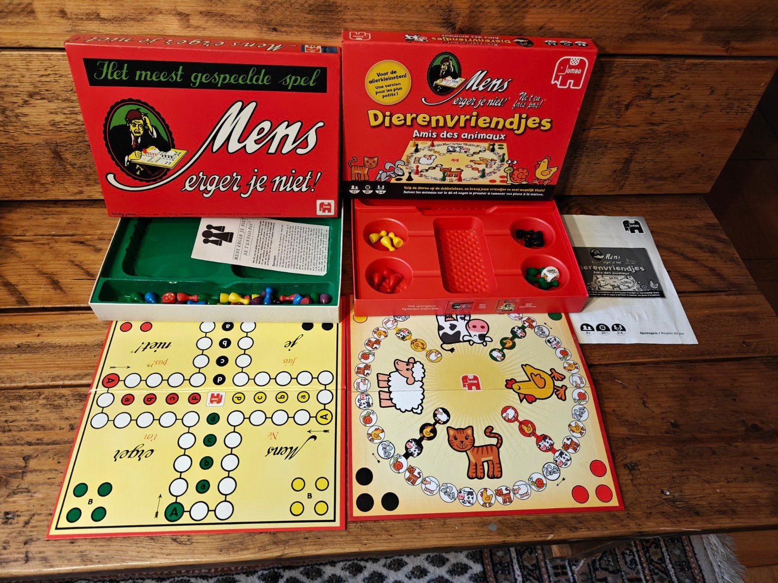 5 X Mens erger je niet., Ophalen of Verzenden, Jumbo., Jumbo., Jumbo.