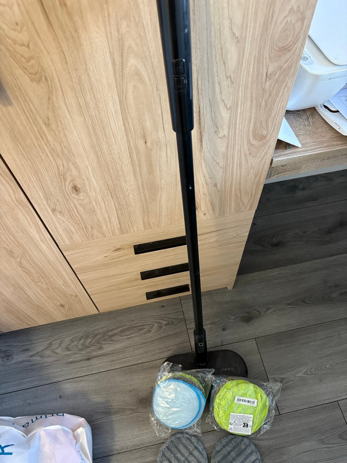 Oplaadbare Vloerreiniger met 2 Extra Mopsets, Huis en Inrichting, Ophalen of Verzenden, Mop of Dweil