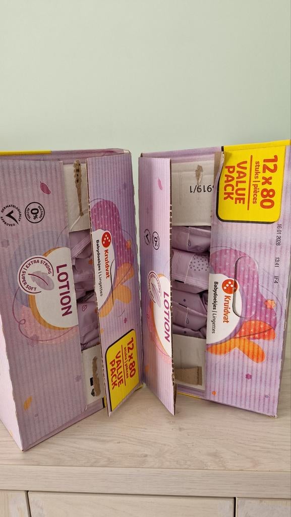 Kruidvat billendoekjes met lotion, Ophalen