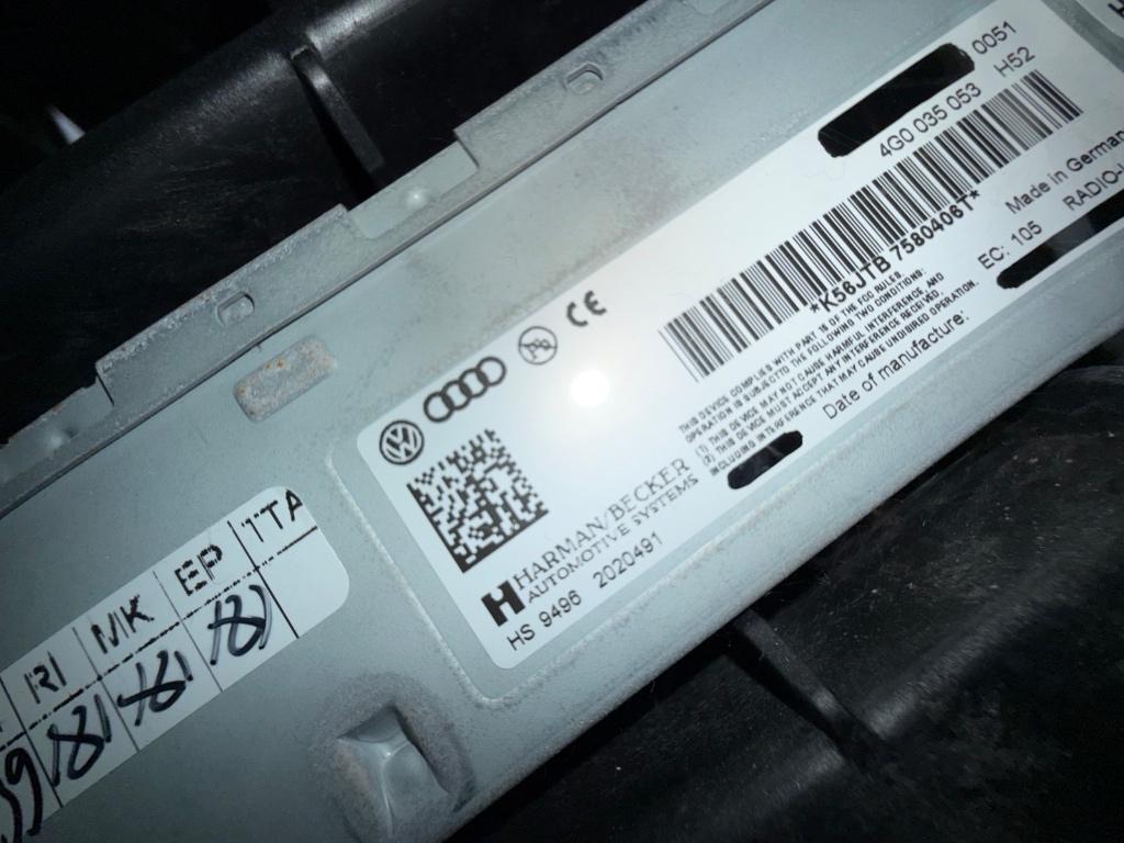 OPZOEK: werkende radio unit 4G0 035 053, Ophalen of Verzenden, Gebruikt, Audi