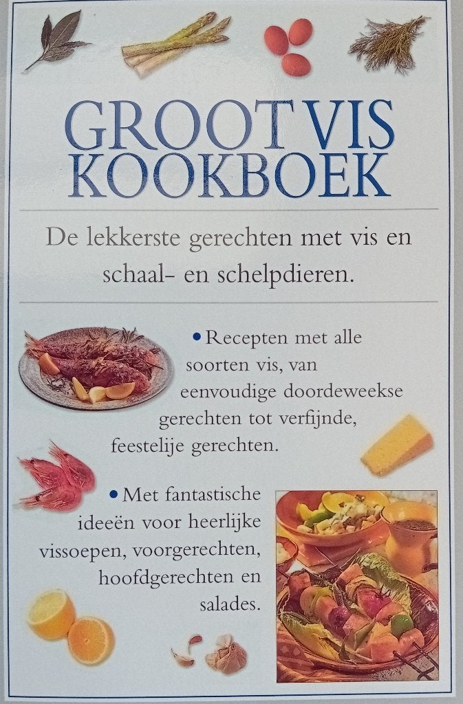 Te Koop: Groot vis kookboek, nieuw. , Ophalen of Verzenden, Nieuw, Europa, Hoofdgerechten