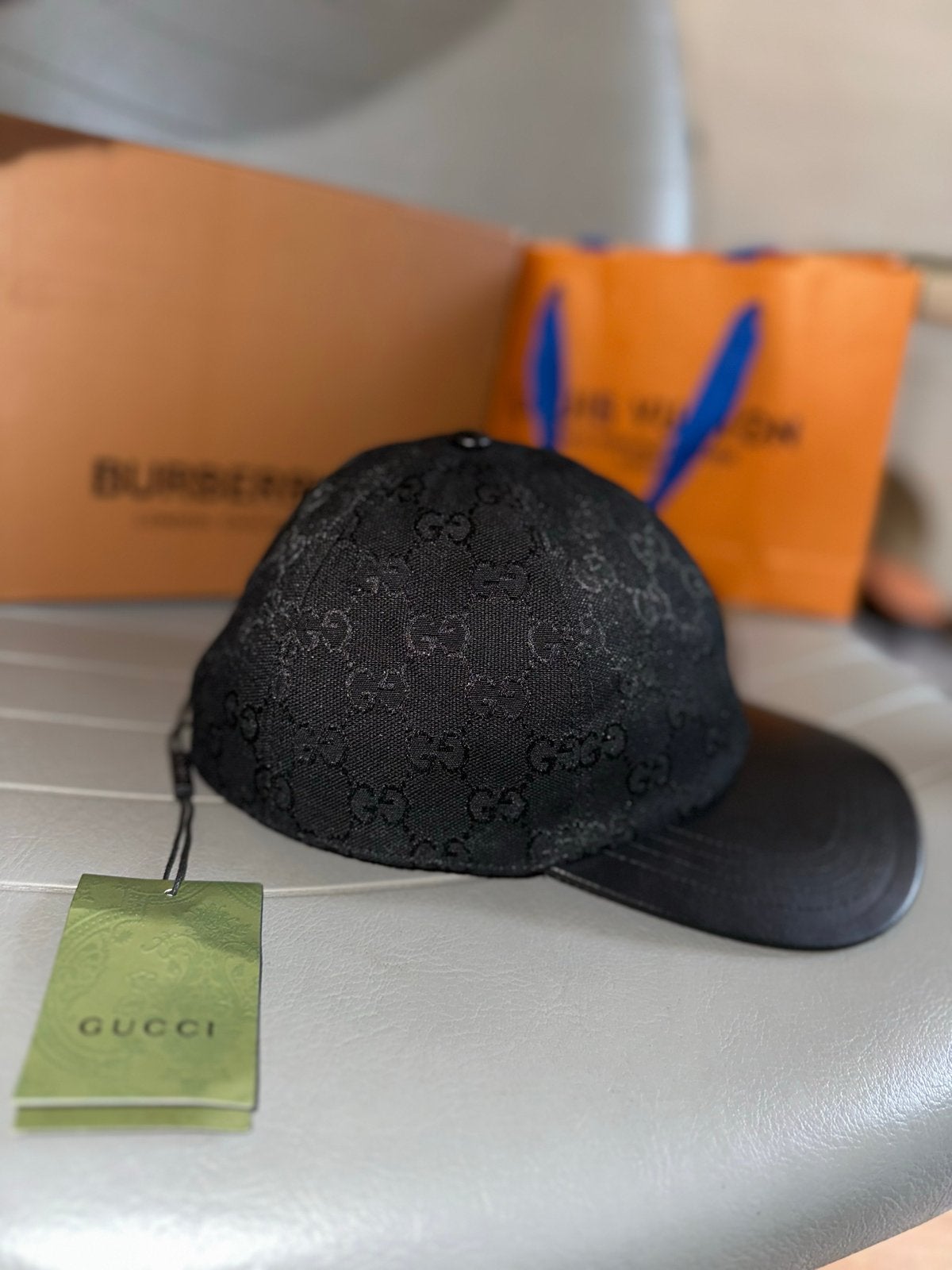 Gucci Pet Zwart Monogram - Nieuw met label, Kleding | Dames, Ophalen of Verzenden, Nieuw, One size fits all, Pet