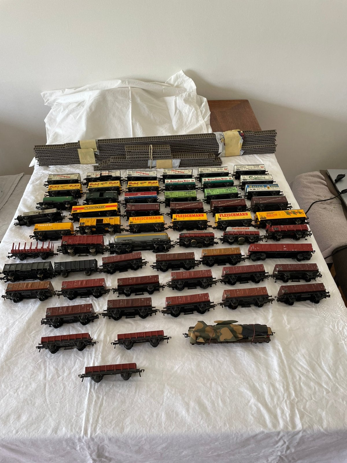 Fleischmann pakket, Hobby en Vrije tijd, Gebruikt, Gelijkstroom, Fleischmann, Wagon