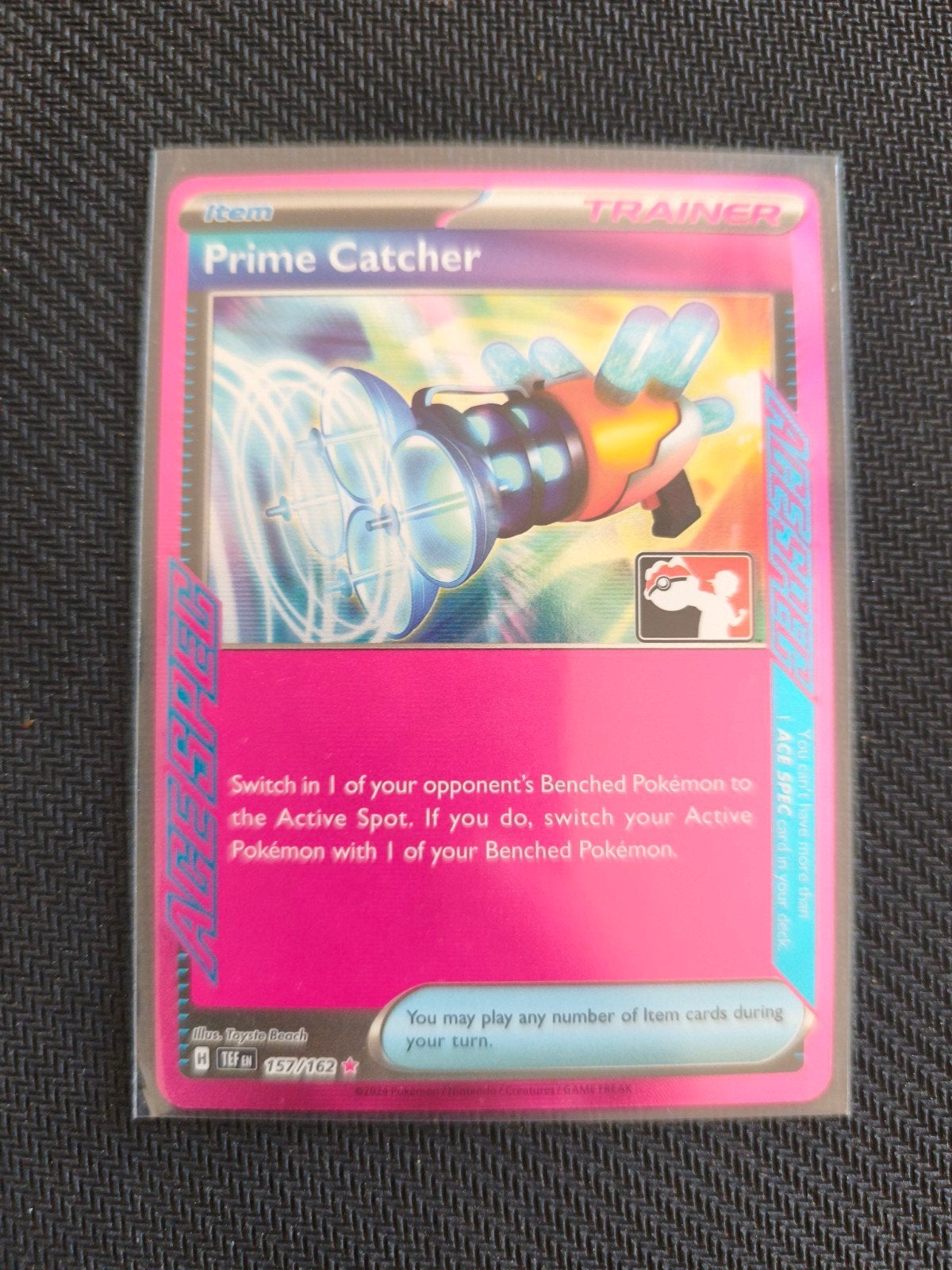 157 Prime Catcher Play Stamped Pokemon, Ophalen of Verzenden, Zo goed als nieuw