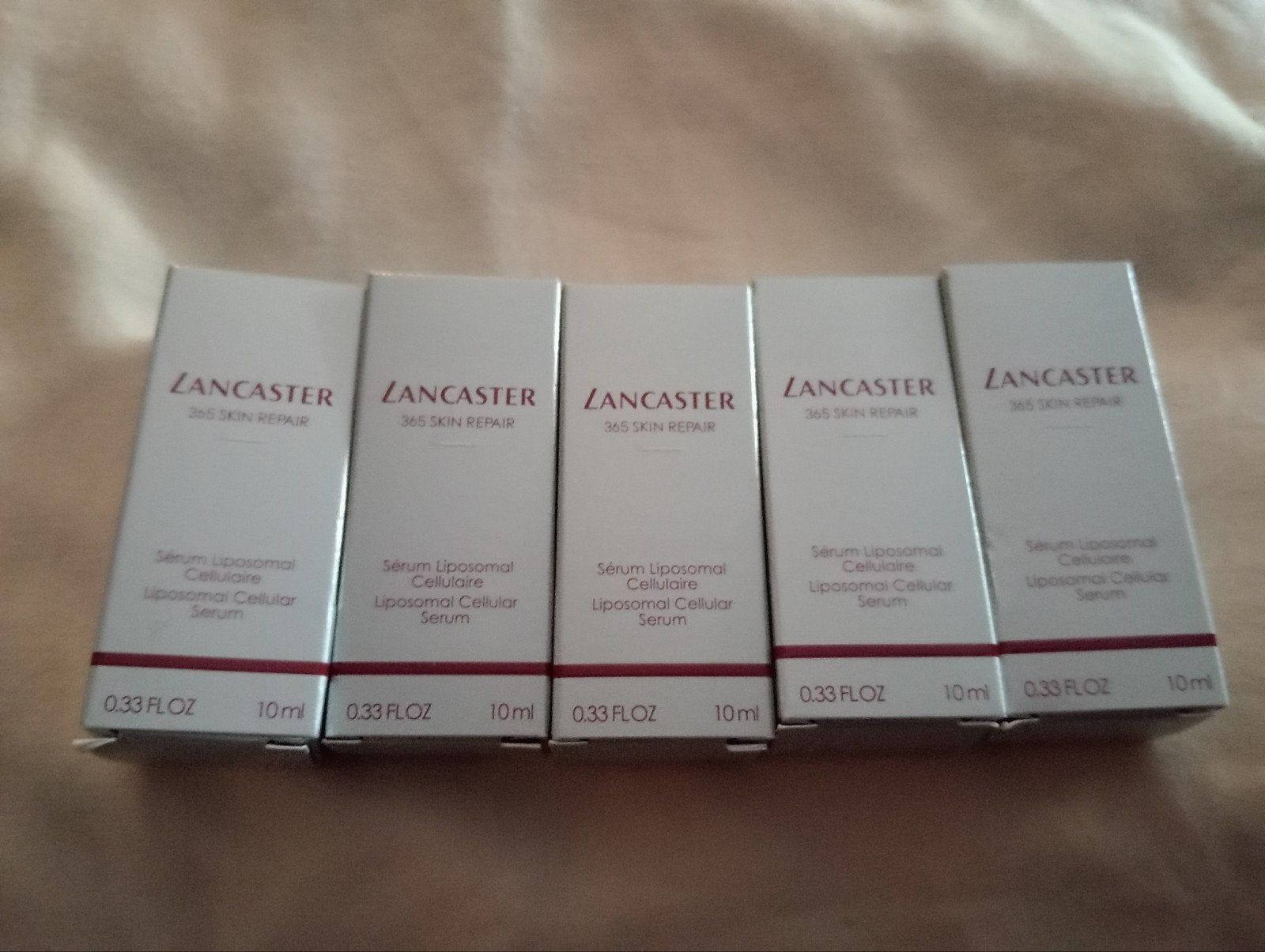 Lancaster 365 Skin Repair Serum - 5x10ml Nieuw, Ophalen of Verzenden, Nieuw, Gehele gezicht