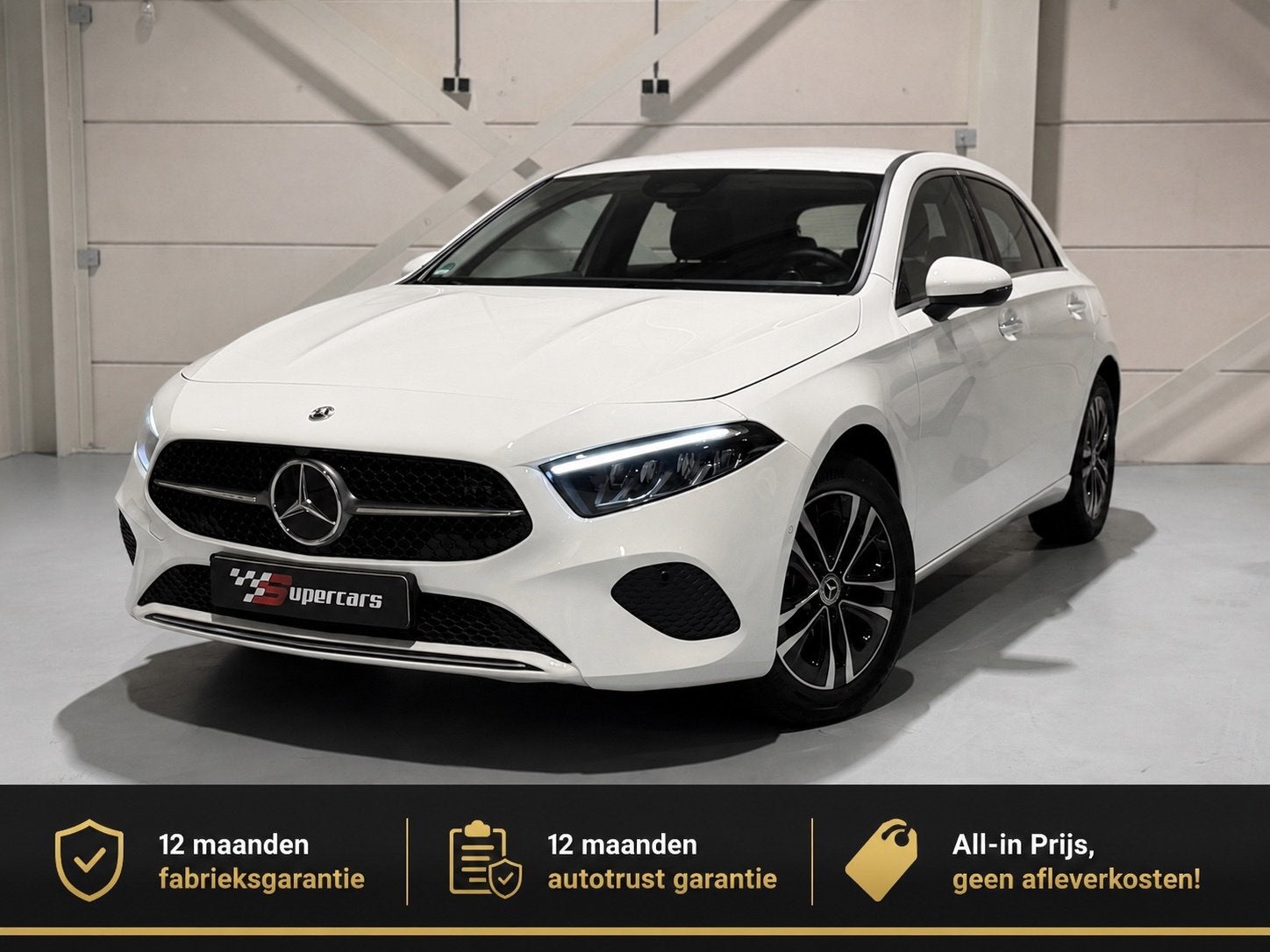 Mercedes-Benz A-klasse 250 e Business Solution Luxury|Garant, Auto's, Mercedes-Benz, Gebruikt, 4 cilinders, Leder en Stof, Plug-in hybride