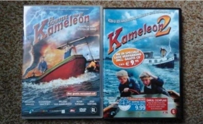 2 DVD's Kameleon, Cd's en Dvd's, Dvd's | Kinderen en Jeugd, Ophalen, Avontuur, Alle leeftijden, Zo goed als nieuw