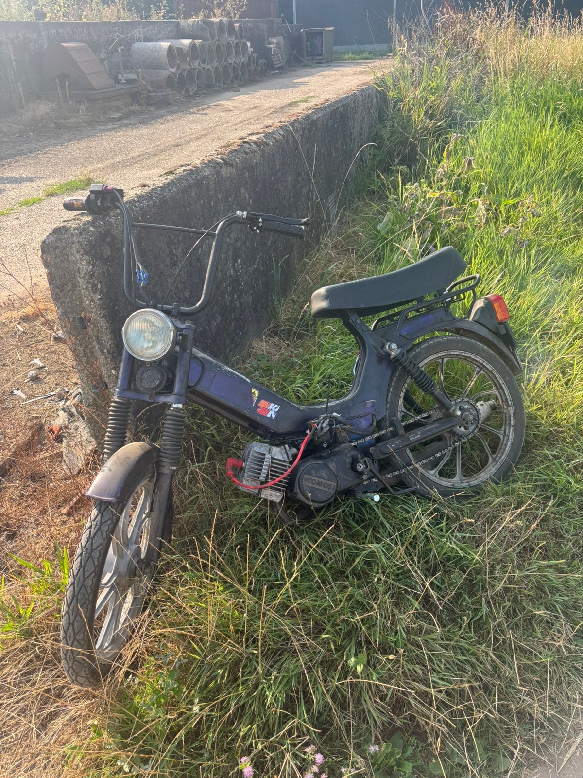 Tomos 65cc blauw kenteken, Fietsen en Brommers, Brommers | Tomos, Zo goed als nieuw, Standard, Ophalen