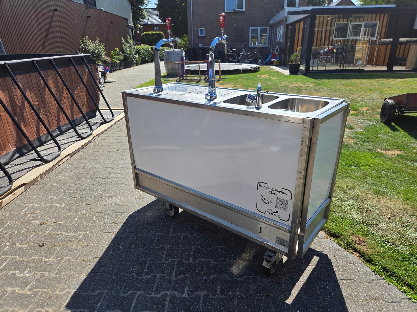 biertap uitklapbare mobielebar bier tap, Witgoed en Apparatuur, Thuistaps, Ophalen, Gebruikt, Overige merken