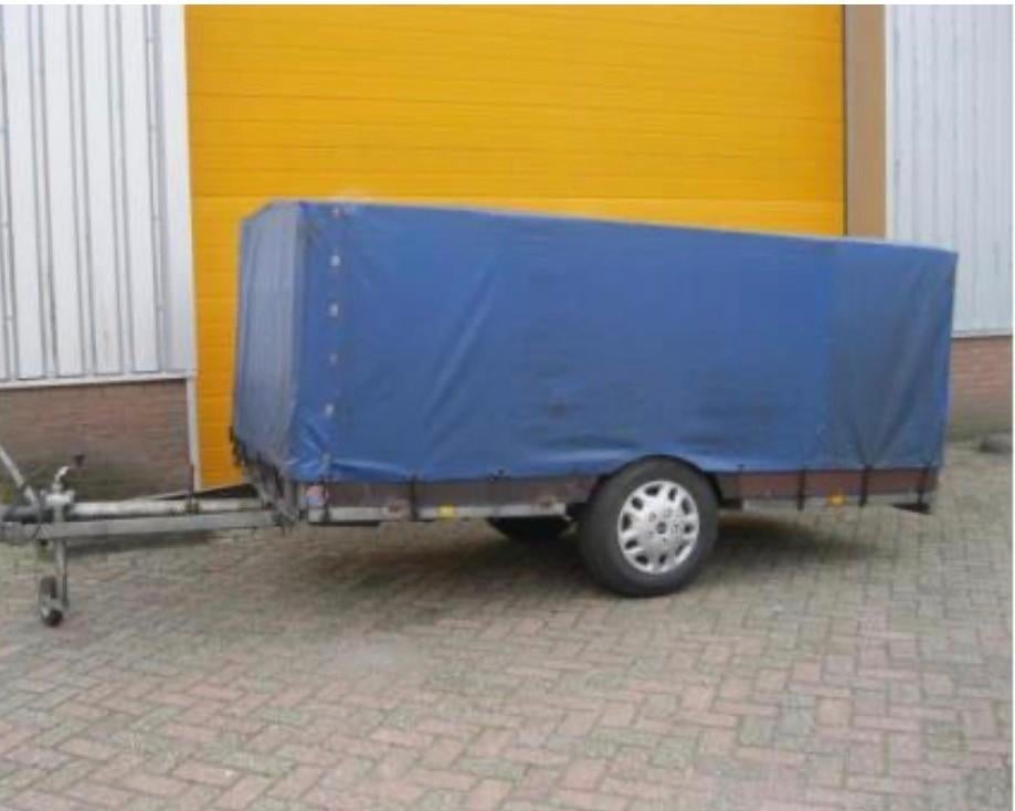 aanhangwagen verkoopwagen, Ophalen, Gebruikt