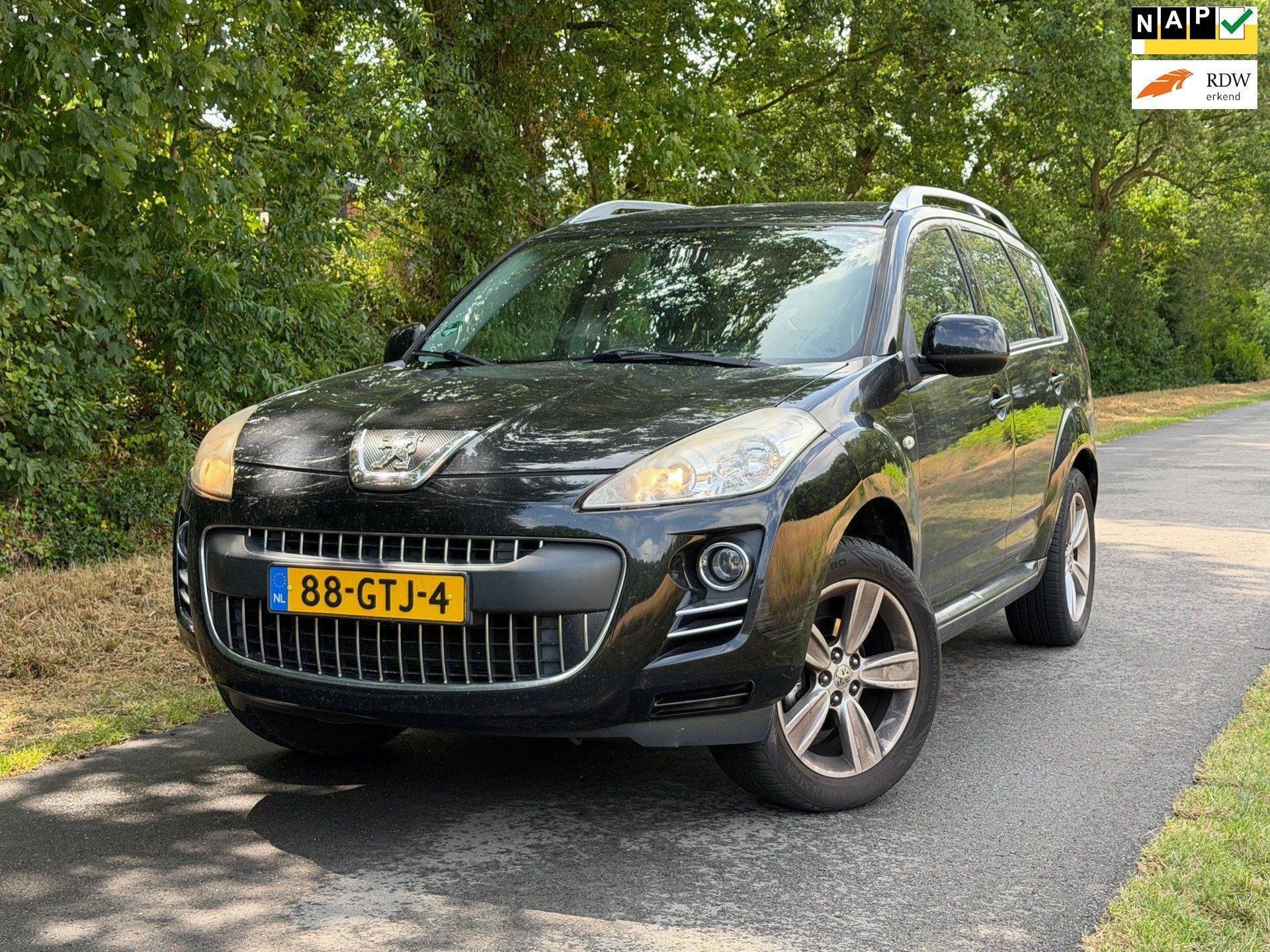 Peugeot 4007 2.4 ST 7p. | Automaat + Cruise + Navi Nu € 1., Auto's, Automaat, Gebruikt, 4 cilinders, 7 stoelen