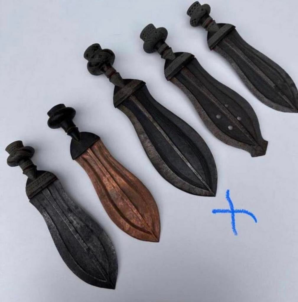 Zeer groot Koninklijk Ikul zwaard ( Ikula ) Congo, Antiek en Kunst, Ophalen of Verzenden