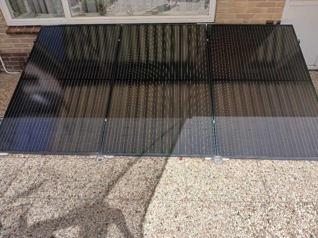 Zonnepanelen + Omvormer + Optimizers, Doe-het-zelf en Verbouw, Ophalen, Gebruikt, Overige typen